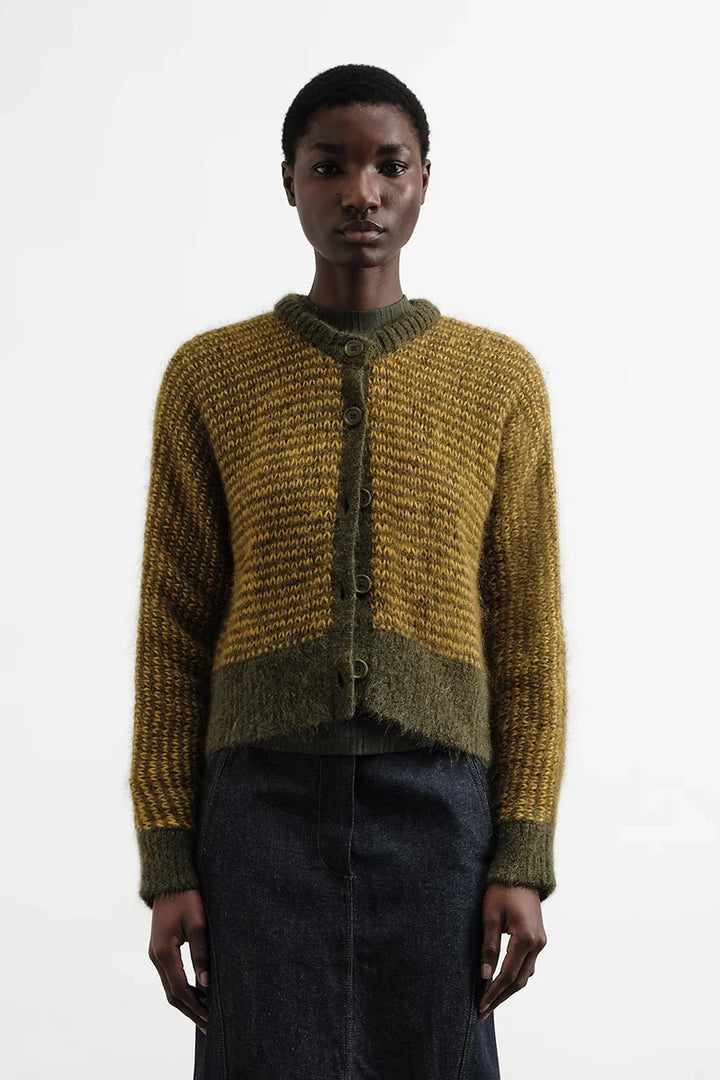 Disorder Cardigan - Yellow/Green