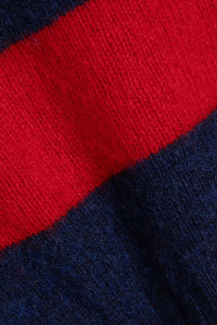 Jets Stripe Knit - Blue/Red