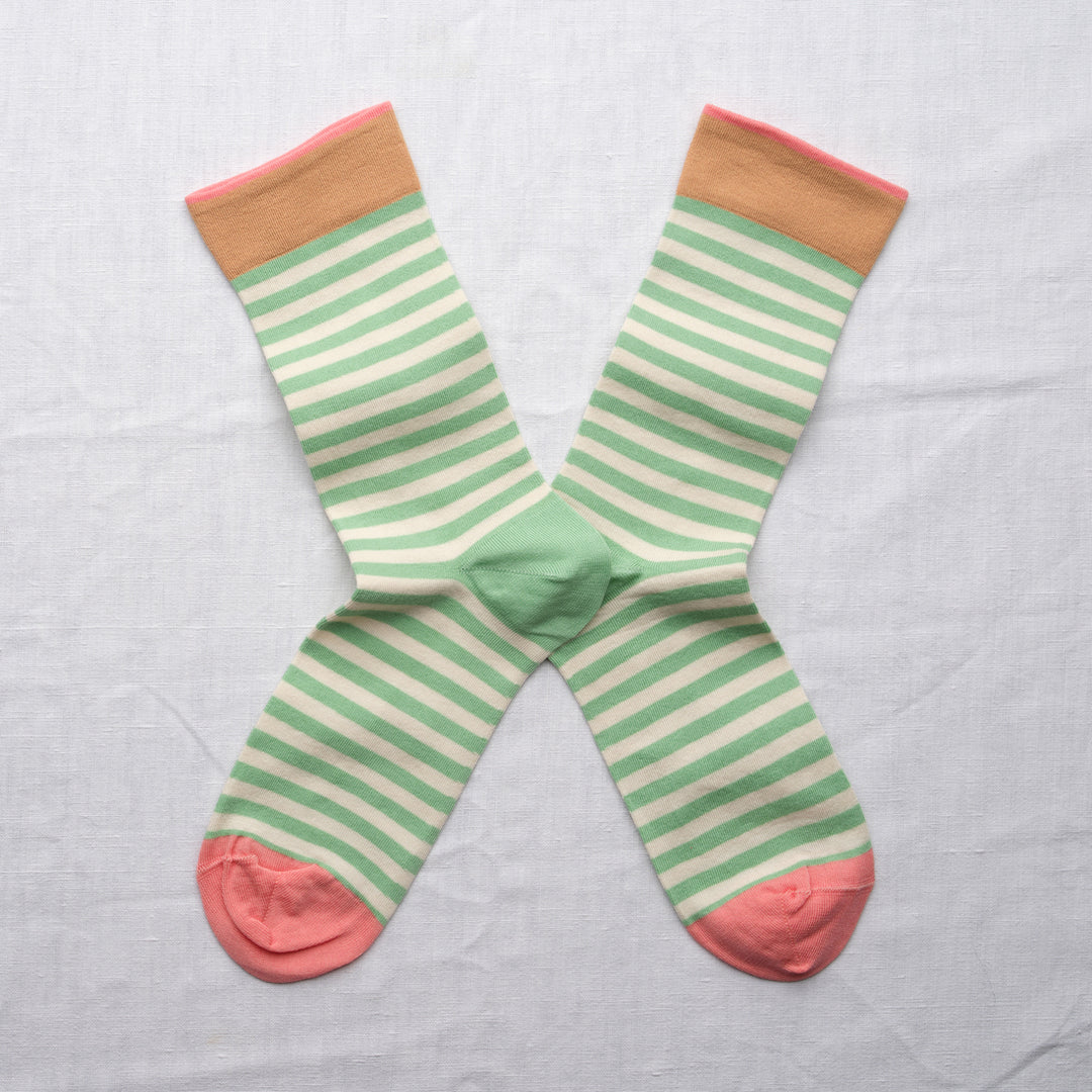 Stripe Socks - Lichen - Frontiers Woman
