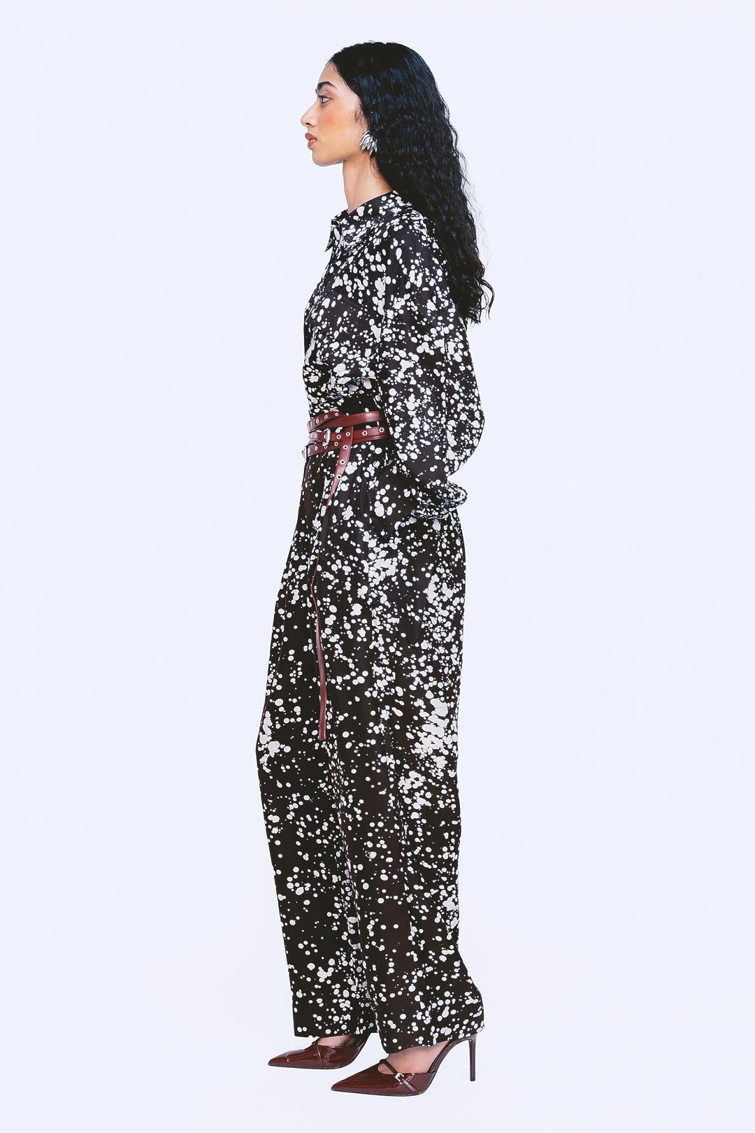 Splatter Trace Shirt - Onyx Splatter Print