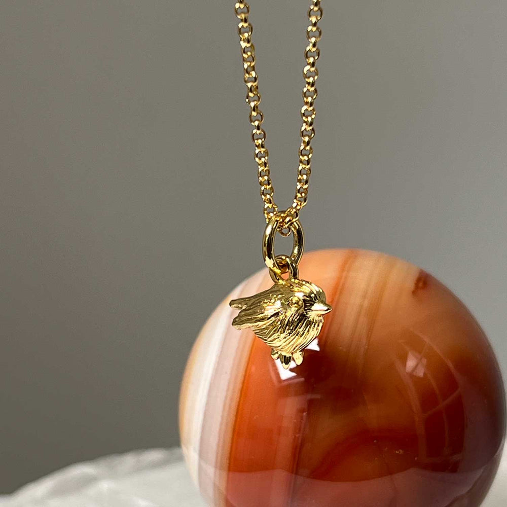 Robin Charm Pendant Necklace