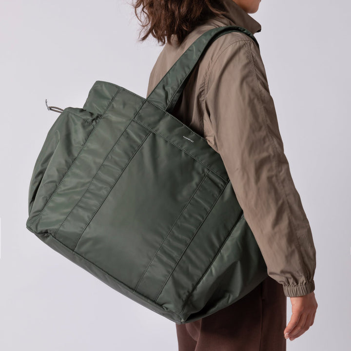 Sigrid Tote Bag - Multi Lichen Green
