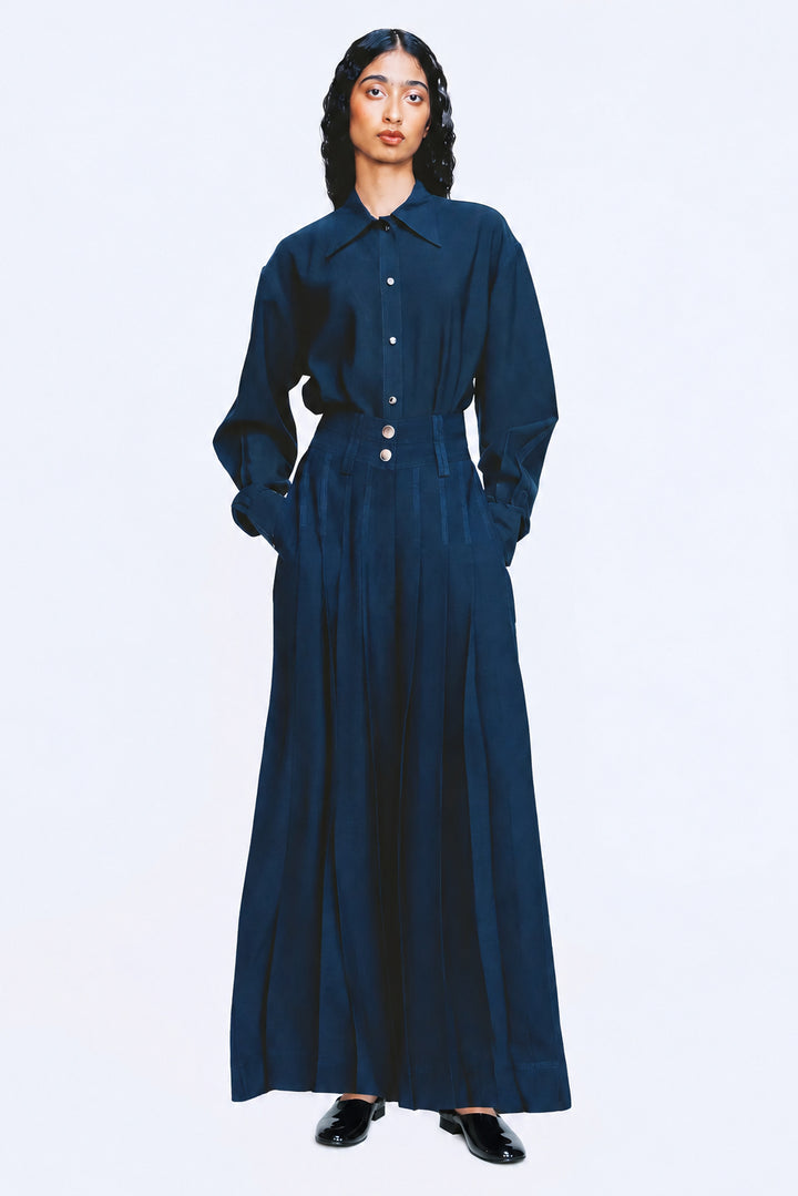 Drape Pants - Dark Navy