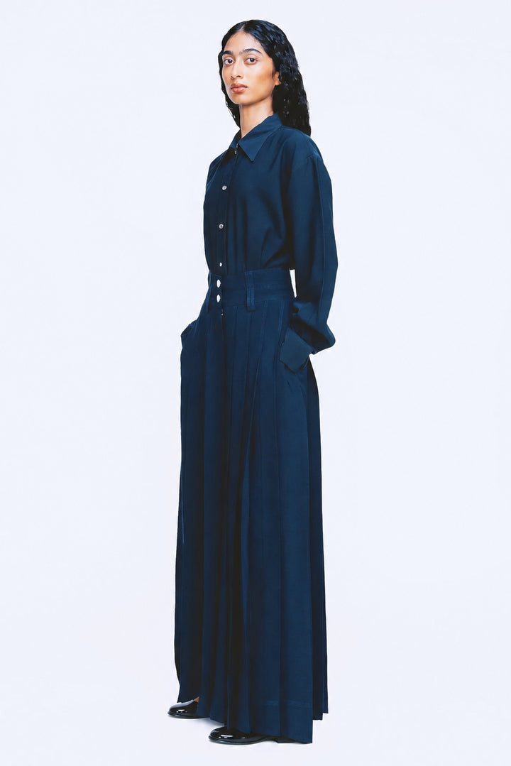 Drape Pants - Dark Navy