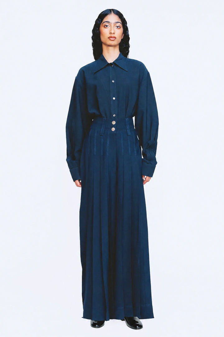 Drape Pants - Dark Navy