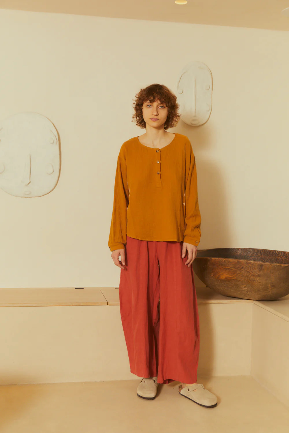 Sutton Top - Turmeric