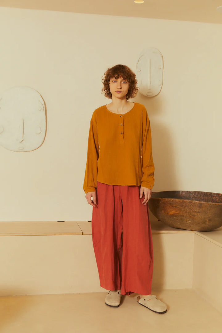 Sutton Top - Turmeric