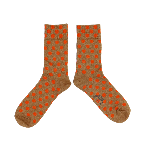 Rostersox - Beige Dot Socks