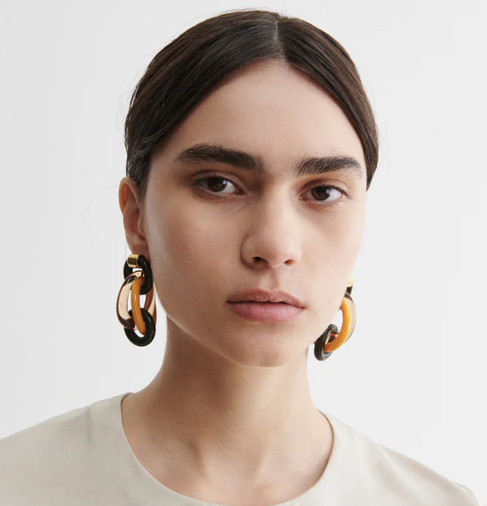 Olly Earrings - Seaweed Multi