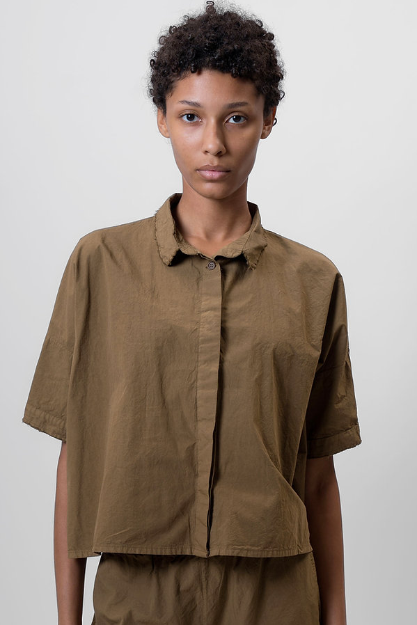 Short Sleeve Shirt - Legno - Frontiers Woman