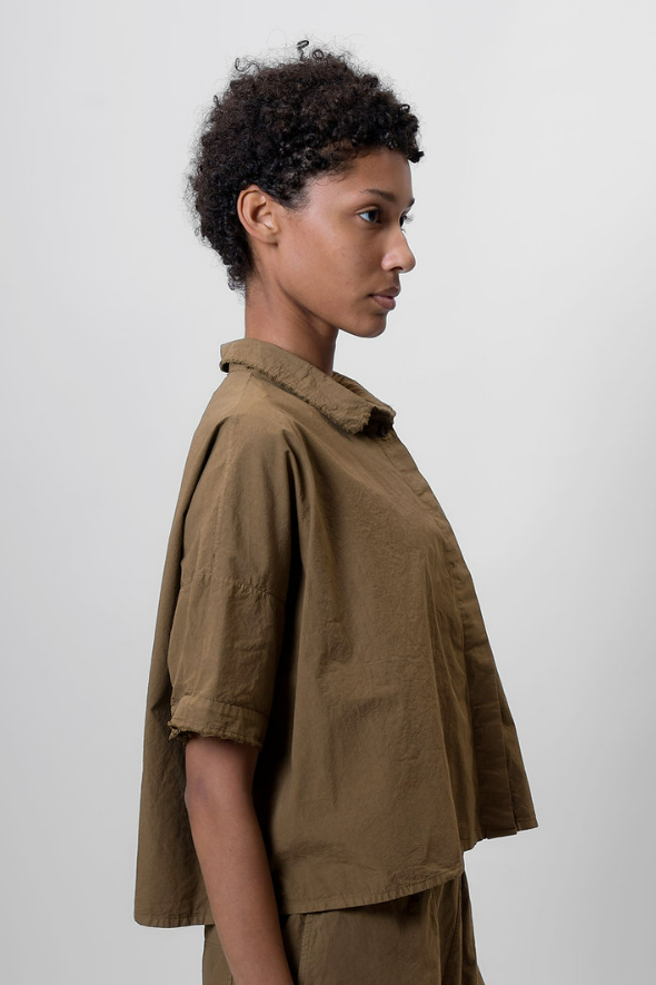 Short Sleeve Shirt - Legno - Frontiers Woman