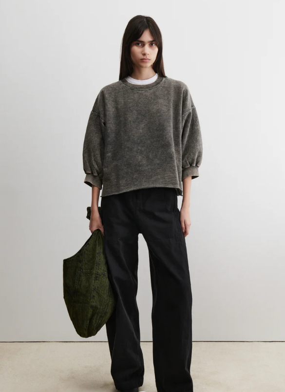 Fond Sweatshirt - Acid Washed Smoky Hazelnut