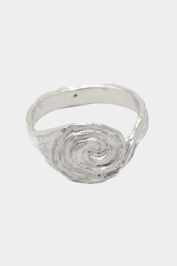 Silver Swirl Ring