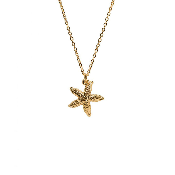 Starfish Charm Necklace on Simple Chain