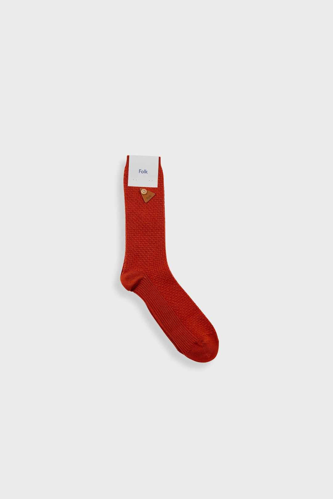 Waffle Sock - Red Oxide - Frontiers Woman