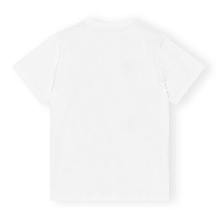 Basic Jersey Heart Relaxed T-Shirt - Bright White