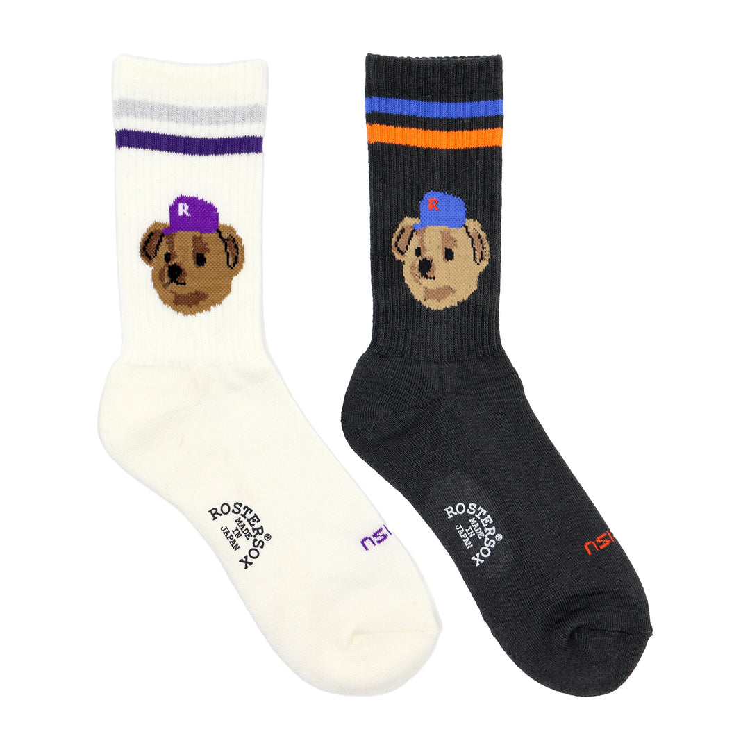 Team Bear Socks - Purple