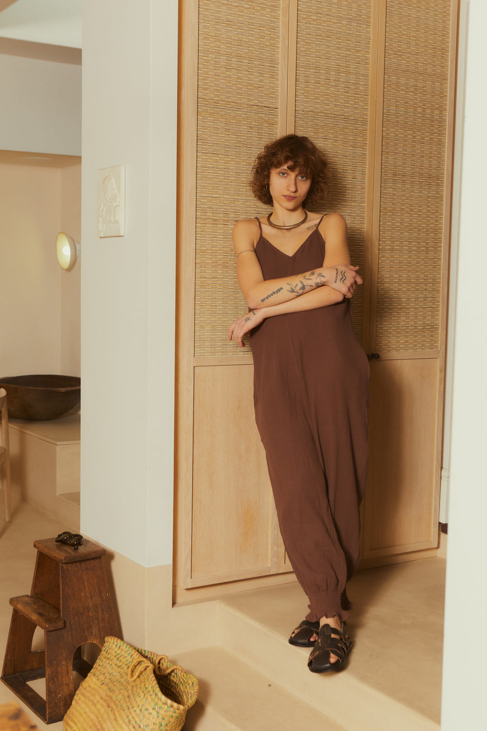 Tineke Jumpsuit - Chocolate