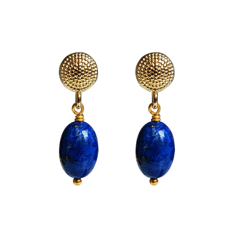 Talia Studs Lapis Lazuli - Frontiers Woman