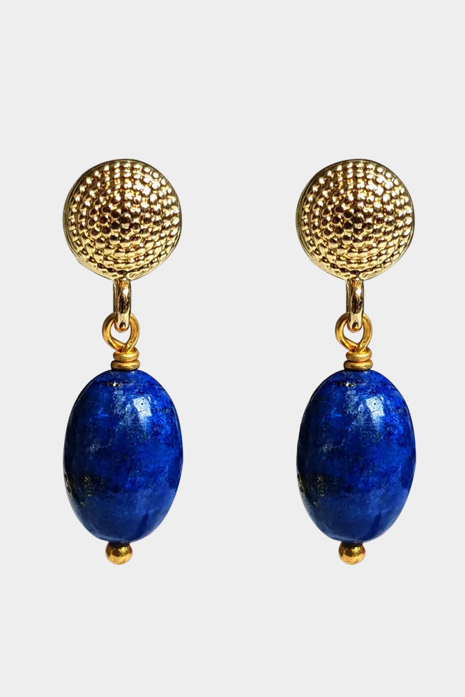 Talia Lapis Lazuli Stud Earrings