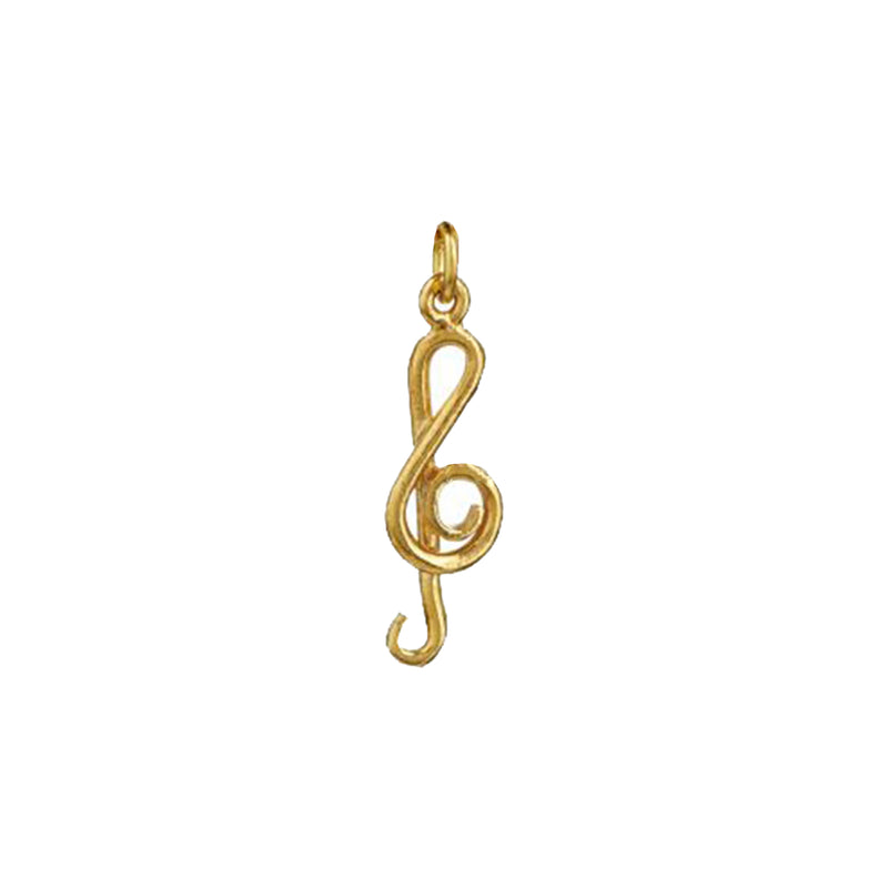 Mini Treble Clef Charm Necklace