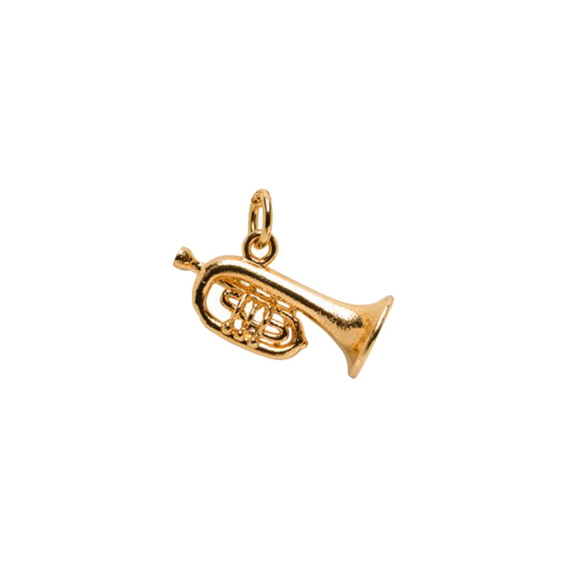 Trombone Charm Necklace