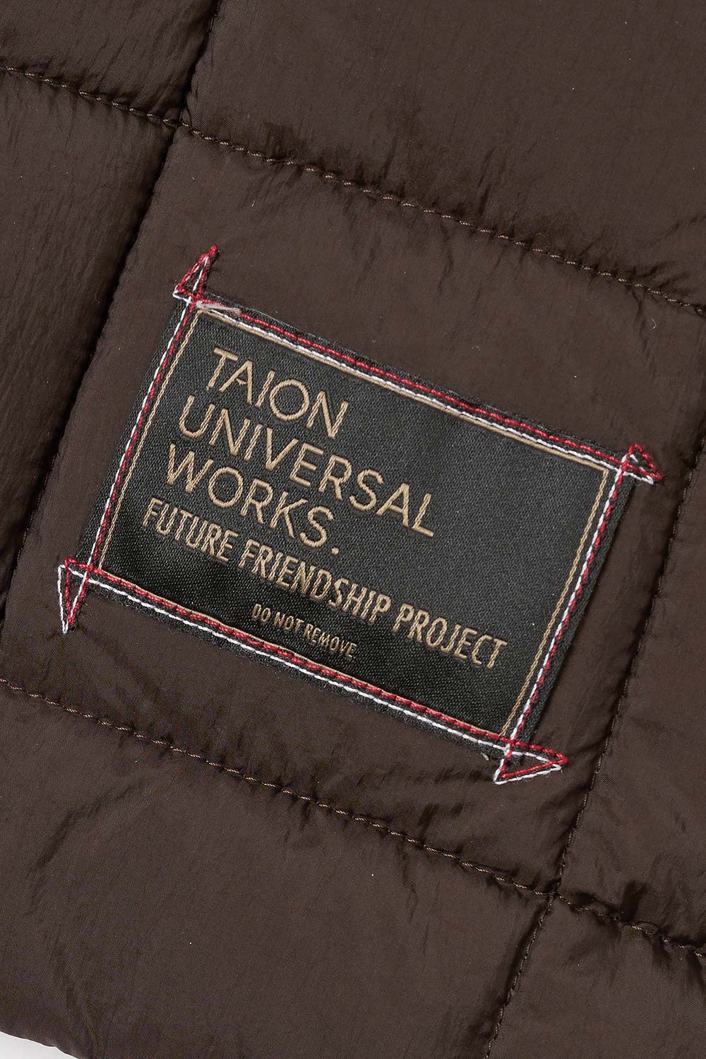 UW x TAION Down Rams Jacket - Brown