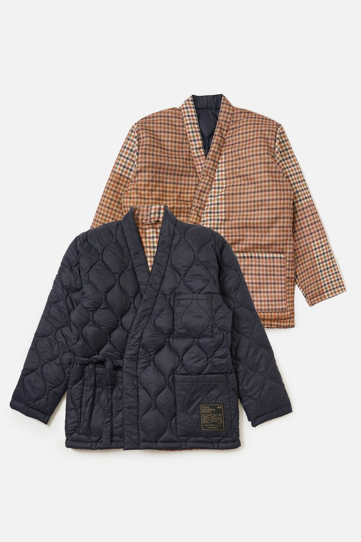 Taion x Universal Works Reversible Kyoto Work Jacket - Dark Navy Military Line