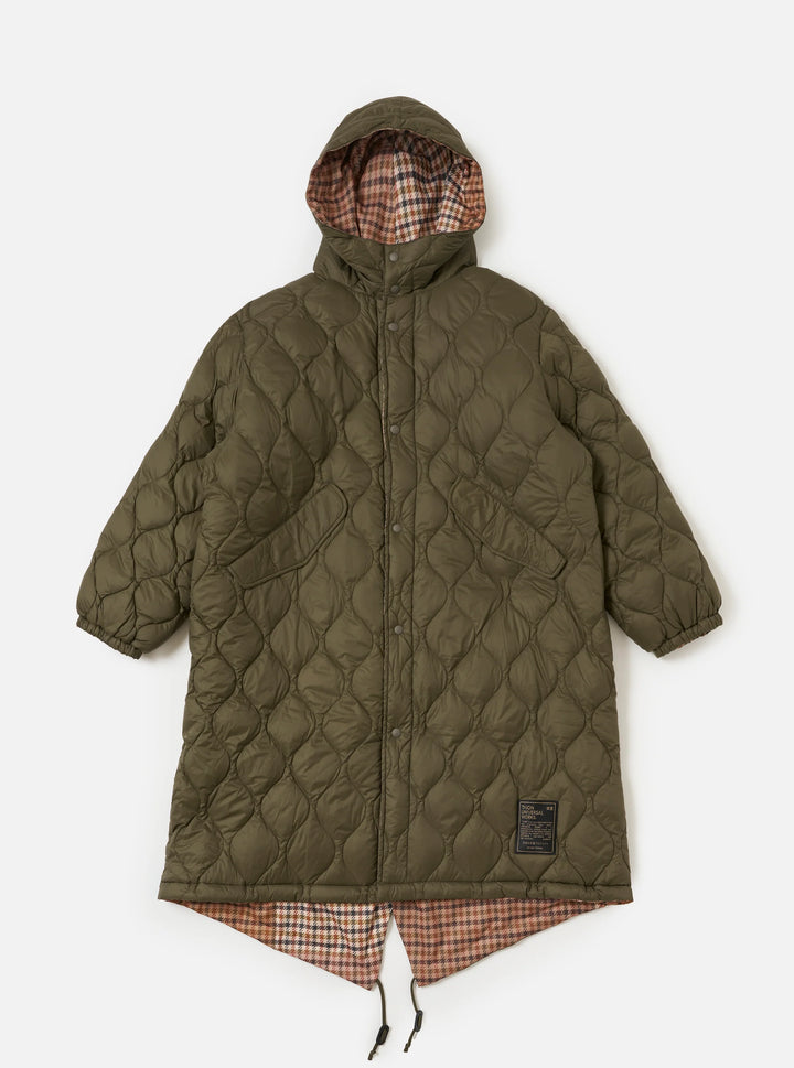 Taion x Universal Works Reversible Parka - Dark Olive Military Line