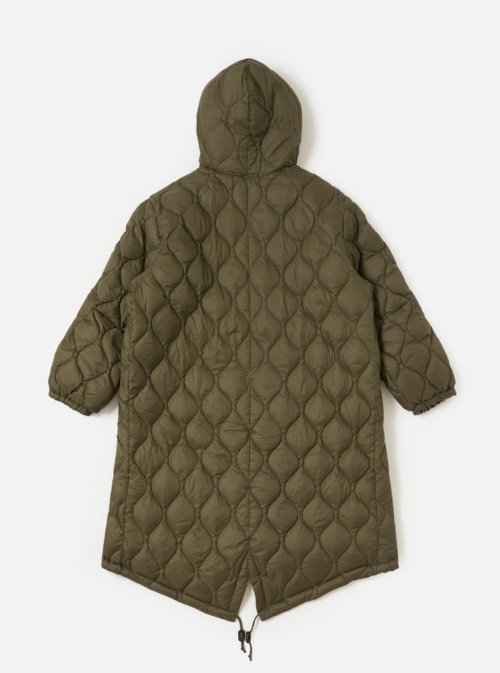 Taion x Universal Works Reversible Parka - Dark Olive Military Line