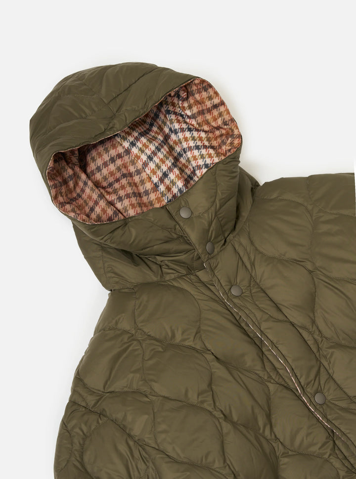 Taion x Universal Works Reversible Parka - Dark Olive Military Line