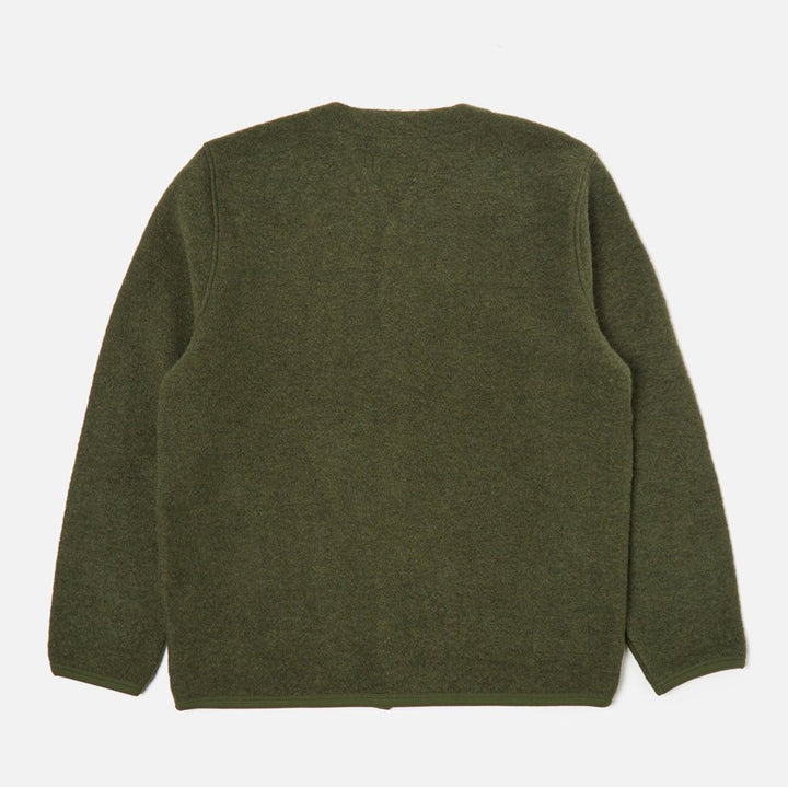 Wool Cardigan - Olive