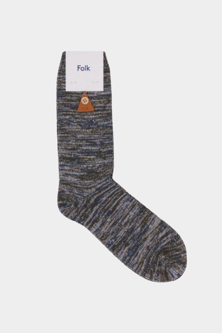 Melange Socks  - Dark Sage mix