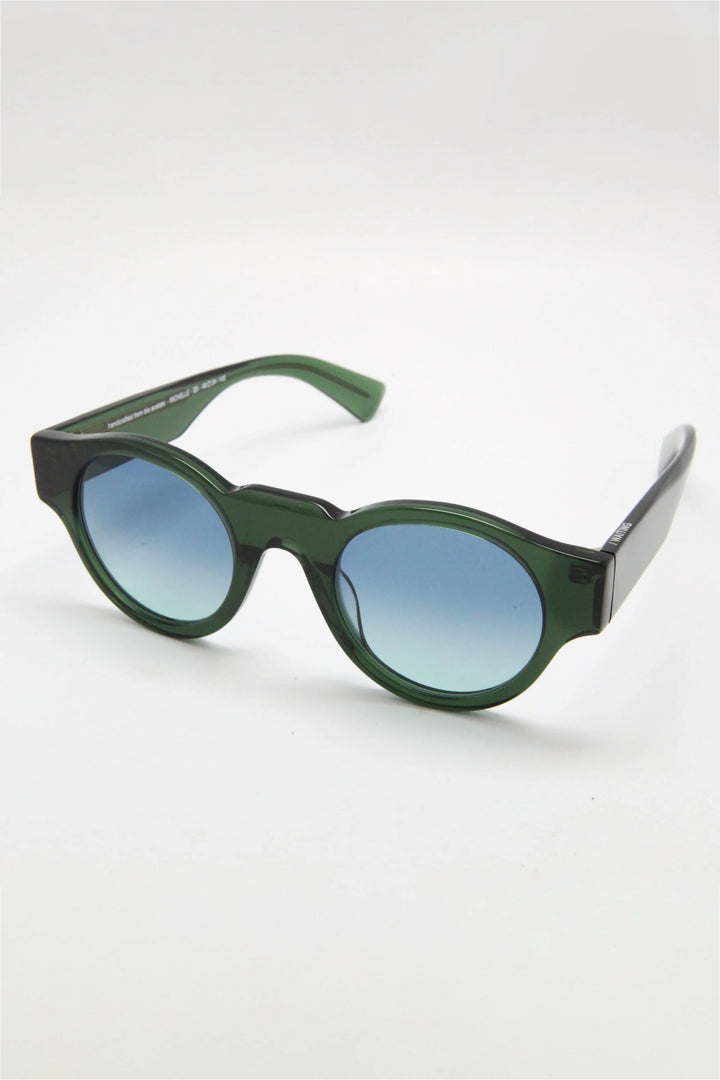 Michelle E9 Sunglasses - Blue-Green Gradient Lens
