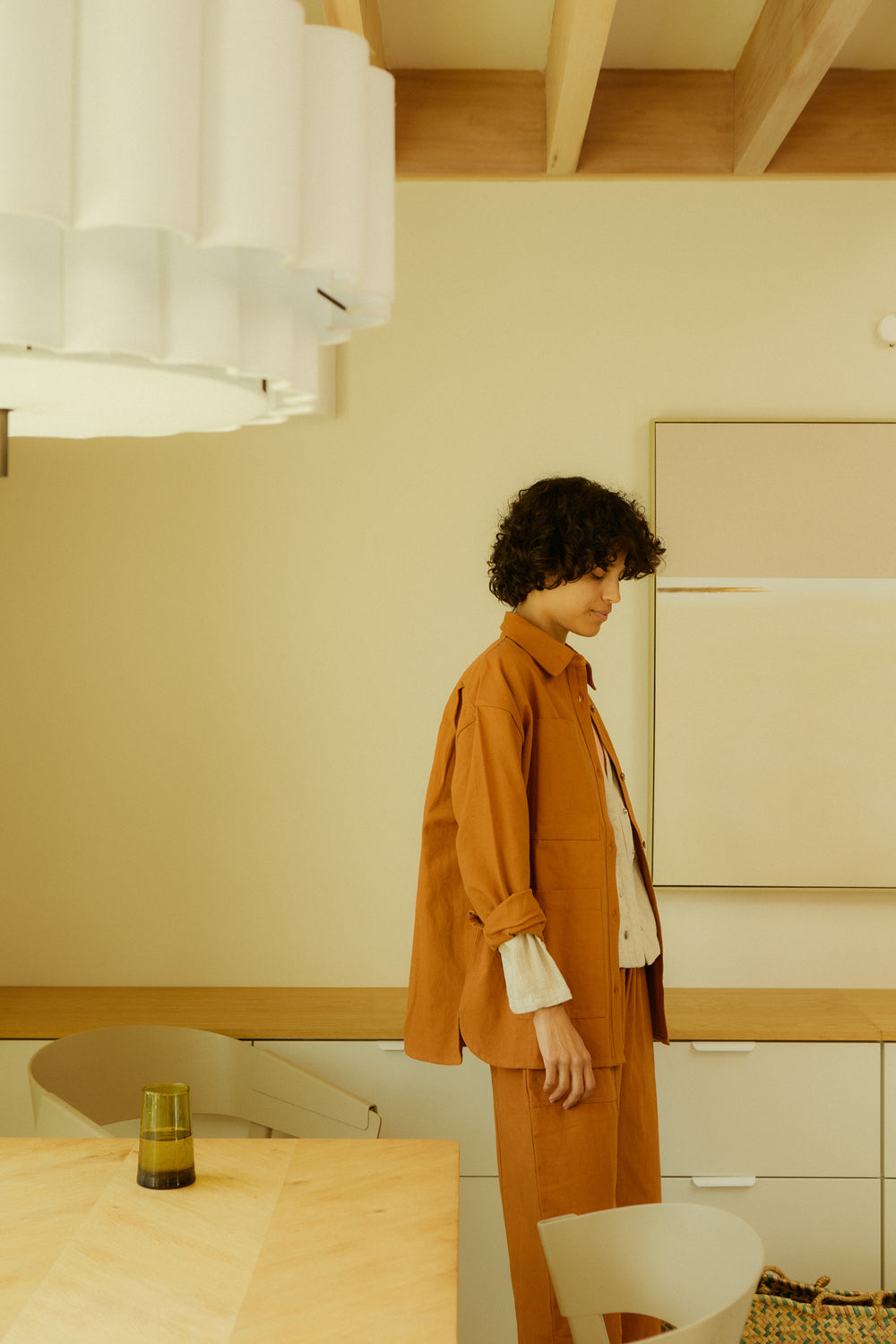 Wright Overshirt - Terracotta