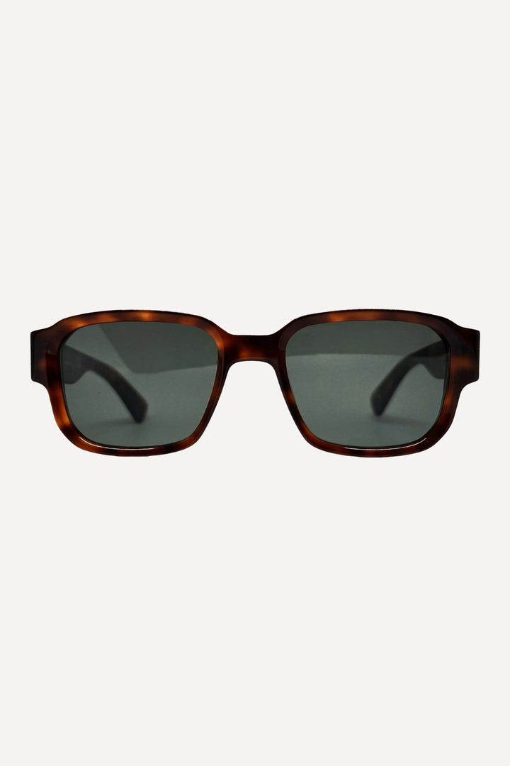 Ced E20 Havana Sunglasses - Green Lens