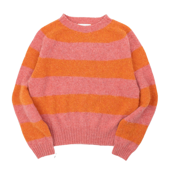 YMC x FRONTIERS Jets Jumper - Rosebud/Jaffa