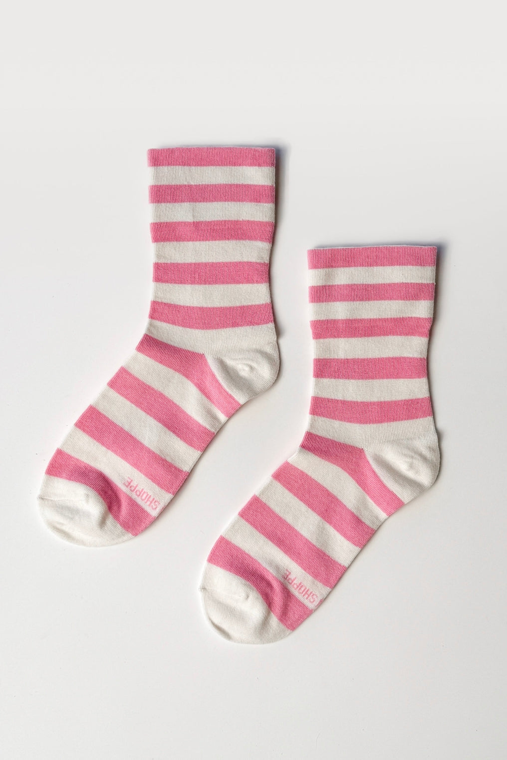 Wide Wally Socks - Rose Stripe - Frontiers Woman