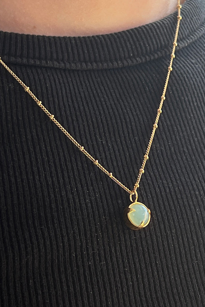 Katia Aqua Chalcedony Pendant Necklace