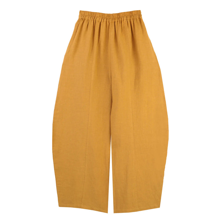 Basic Linen Trousers - Dijon