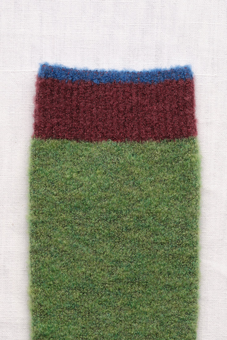 Plain Wool Socks - Green