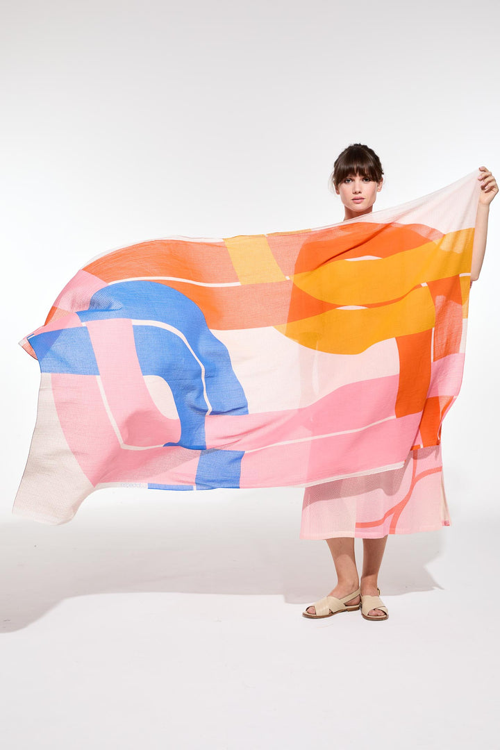 Liane Scarf - Multicolour - Frontiers Woman