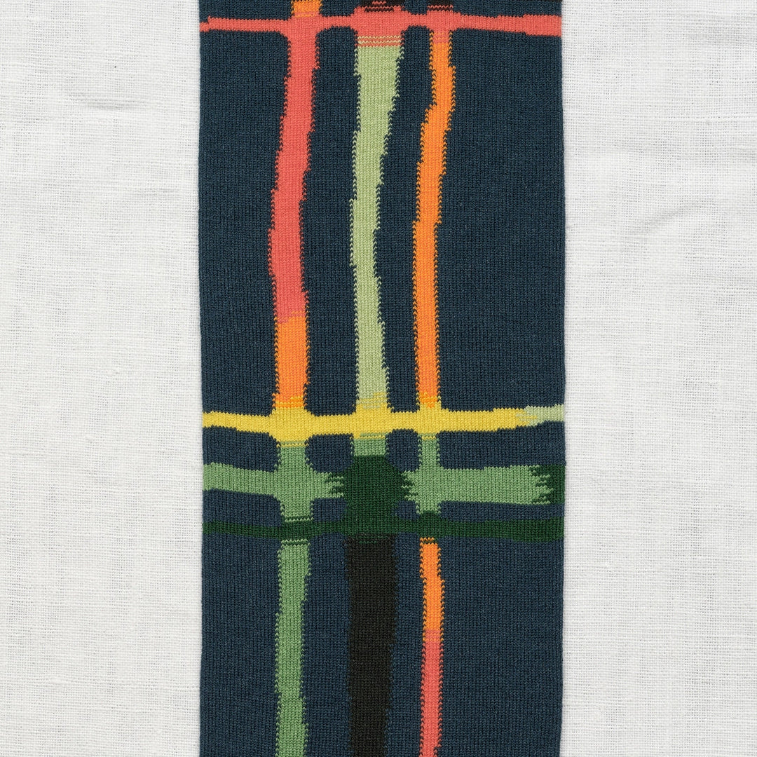 Tartan Corsaire Knee-Highs - Ink