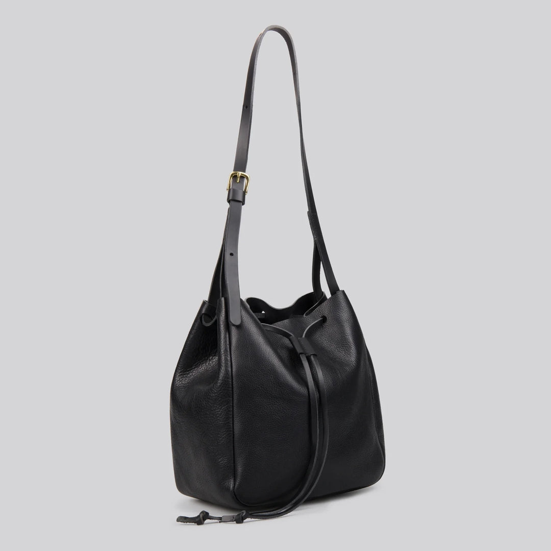 Cortina Bucket Bag - Grainy Black