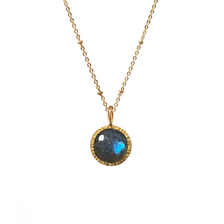 Dunia Labradorite Pendant Necklace