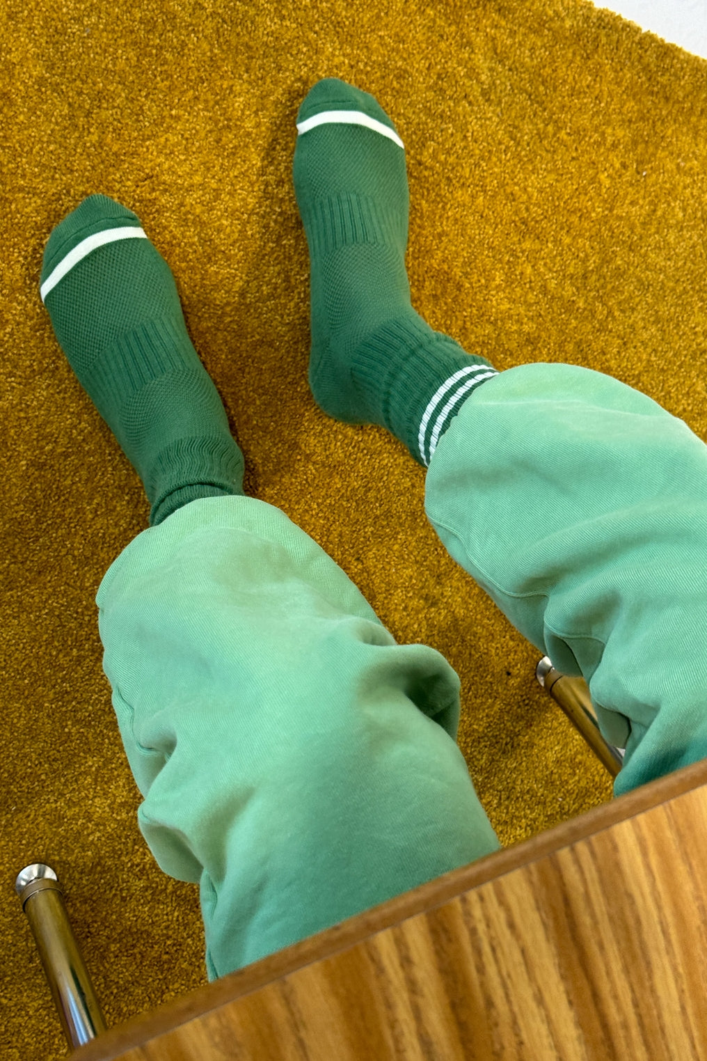 Extended Boyfriend Socks - Moss