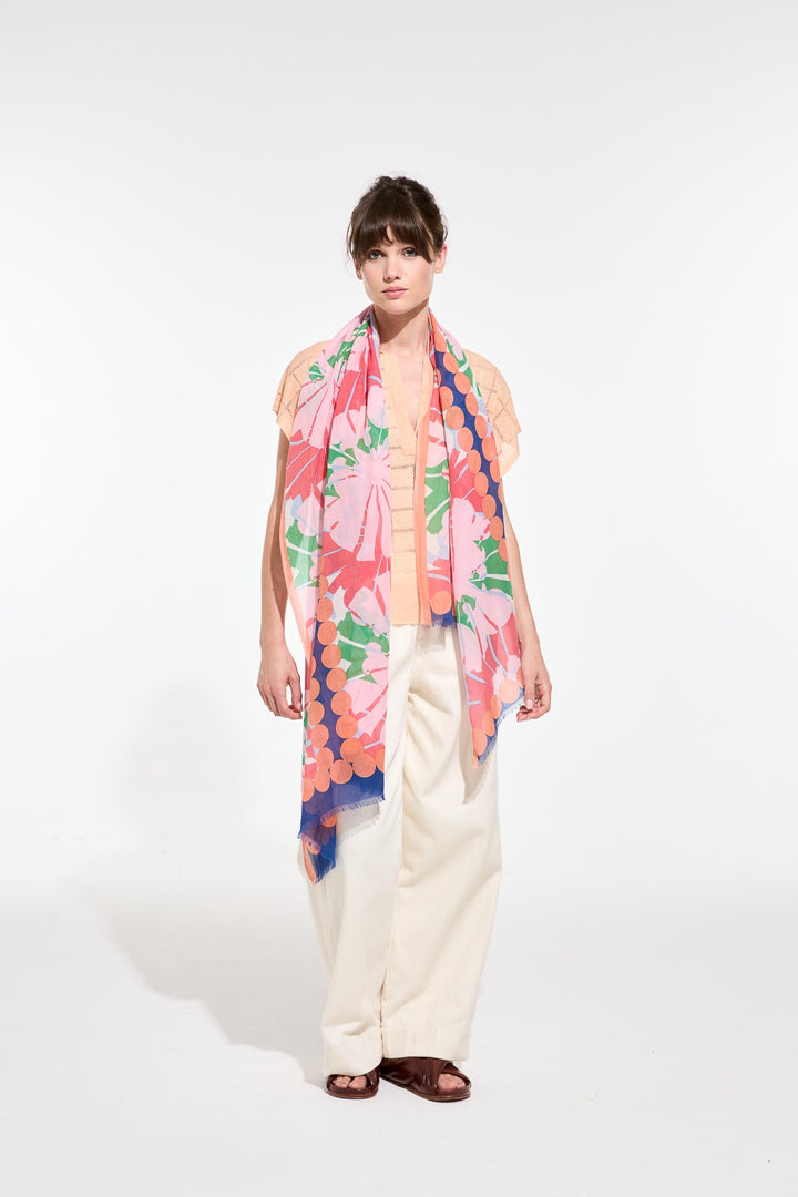 Pavot Scarf - Pink - Frontiers Woman