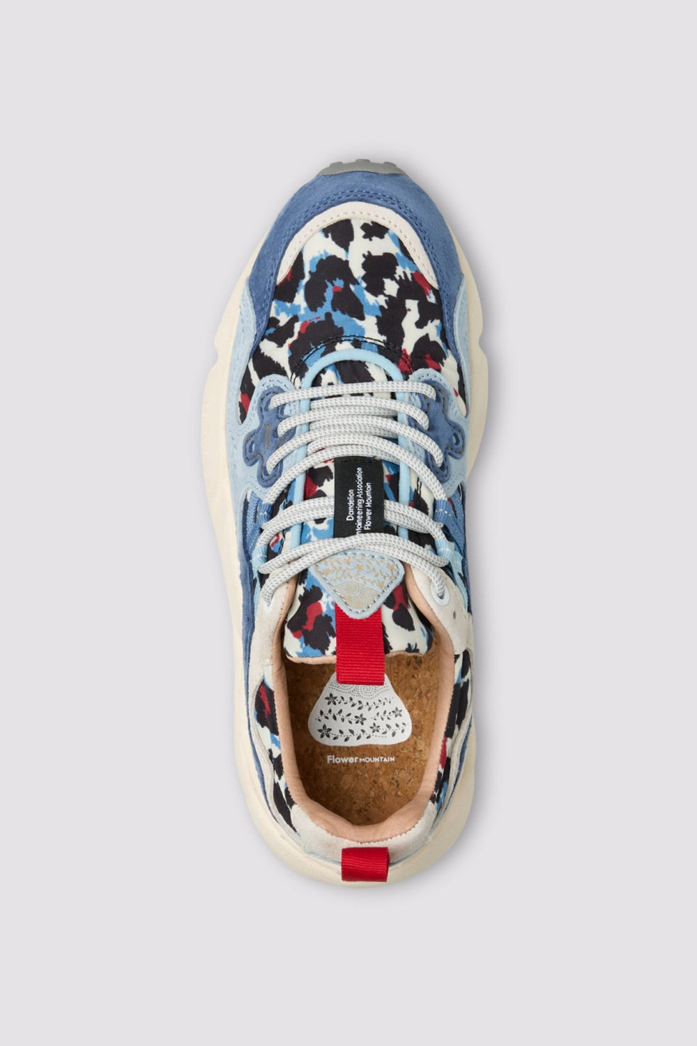 Yamano 3 Sneaker - Sky Blue Leopard - Frontiers Woman