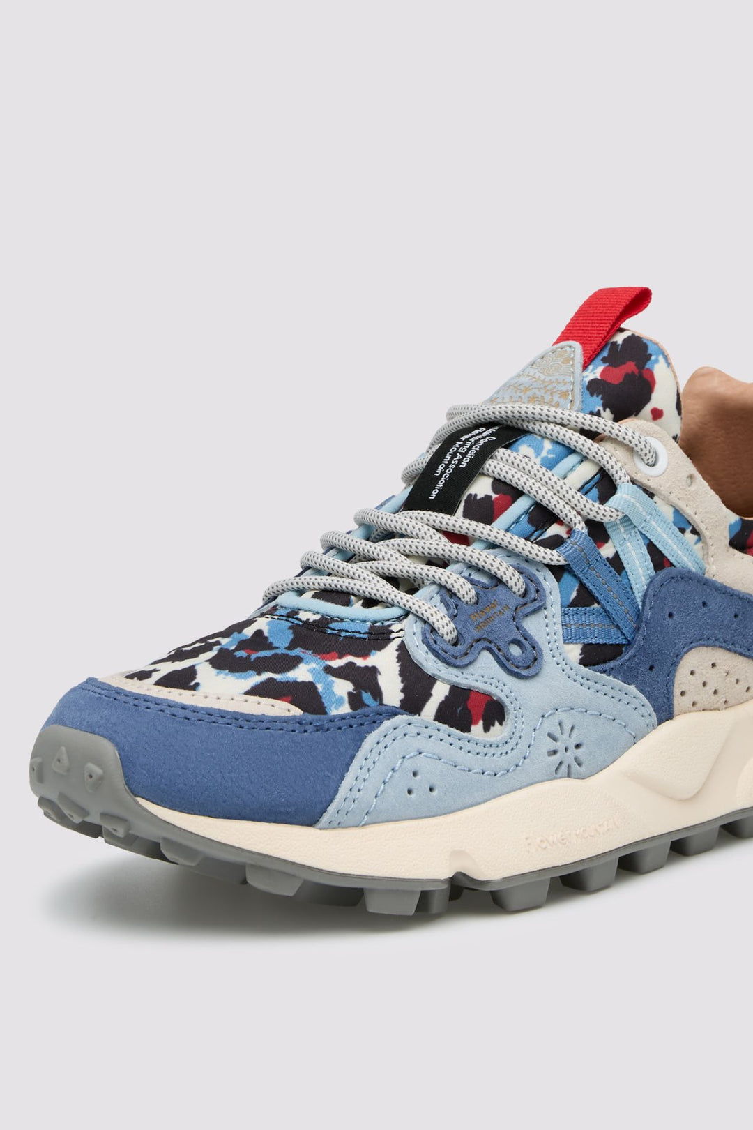 Yamano 3 Sneaker - Sky Blue Leopard - Frontiers Woman