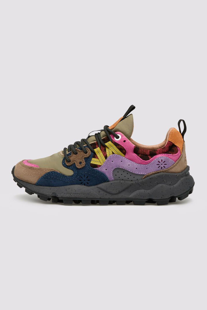 Yamano 3 Women Sneaker - Anthracite/Dark Green/Violet